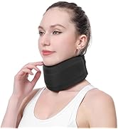CozyHealth Neck Brace for Neck Pain and Support, Soft Neck Support Relieves Pain & Pressure in Sp...