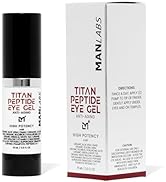 Man Labs Titan Mens Eye Cream Anti Aging Bags & Dark Circle - Eye Bags Treatment for Men, High Po...