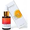 Ayurvedic Vitamin C Face Oil with Rosehip Oil, Bakuchiol, Ashwagandha, and Squalane, Hydrating, Brightening, and Repairing Serum for Dark Spots, Fine Lines, and Wrinkles, Clean Luxury Skincare