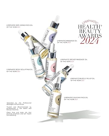 GEMELLE 6X Product of the Year for Lymphatic Face and Body Oils