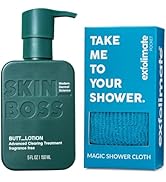Green Heart Labs Brilliant Booty Kit | Butt Acne Clearing Lotion & ExfoliMATE Magic Body Exfoliat...