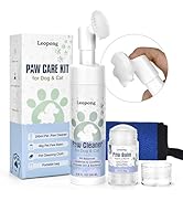 Leopong Dog Paw Care Kit- Dog Paw Cleaner for Dogs Large Medium Small XL Breed-Dog Paw Balm for H...