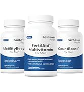 Fairhaven Health FertilAid for Men, MotilityBoost, and Countboost Combo | Fertility Supplements f...