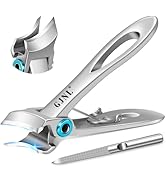 Slant Toenail Clippers for Thick Toenails - 2025 Upgrade 45° Sharp Toe Nail Clippers for Men with...