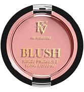 FV Long Lasting Powder Blush, Lightweight Smooth & Blendable Blush for Cheeks, High Buildable Col...