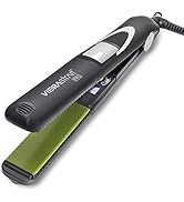 Vibrastrait Pro Vibrating Ceramic Tourmaline Ionic Flat Iron, 1-inch - Fast, Frizz-Free Ceramic H...