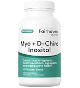 Fairhaven Health Myo-Inositol and D-Chiro Inositol Supplement for Women | 40:1 Ratio | Female Fer...