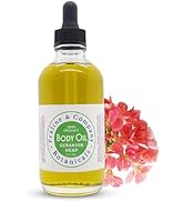 Geranium Body Oil for Deep Relaxation and Wellness - Moisturize Your Skin - 100% Organic & Natura...