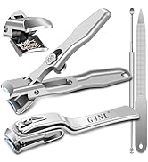 German Nail Clippers for Men Thick Nails - Wide Jaw Opening Nail Clippers for Seniors & Easy Grip...
