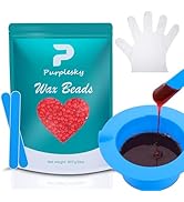 Wax Beads for Hair Removal, 2 LBs Coarse Hard Wax Beads Bulk for Bikini, Leg, Armpit, Leg, Brazil...