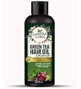 Luxura Sciences Green Tea Hair Oil | Controls Dandruff & Hair Loss | Enhance Regrowth & Strengthe...