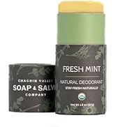 Organic Natural Deodorant Stick, Chagrin Valley Soap & Salve (Fresh Mint)