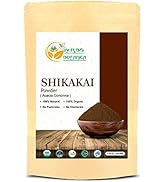 Herbs Botanica Pure Shikakai Powder 150g / 5.5oz 100% Pure Acacia concinna Fruit Pods Powder - Na...