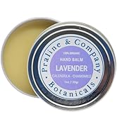 Lavender Hand Balm for Dry Cracked Hands - 100% Organic & Natural - Handmade with Lavender, Calen...