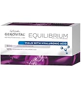 GEROVITAL EQUILIBRIUM Hyaluronic Acid Vials with 10% Liposomes | Intensely Moisturizing and Smoot...