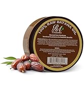 RA Cosmetics 100% Natural Unrefined Batana Hair Oil for Hair Growth, 4 oz | Nourishing Hair Moist...