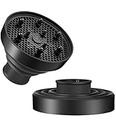 WAJIAYON Universal Collapsible Hair Dryer Diffuser Attachment- Salon Grade tool,Lightweight Folda...