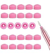 FUATY Nail Drill Dust Guard, 50PCS Drill Nail Dust Collector, Nail Drill Bit Dust Cover Dustproof...
