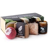 Artisanal Spa Collection | Apothecary Candle, Shea Butter Soap, Bath Bomb, Mineral Salt Bath Soak...
