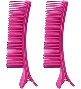 FUATY 2PCS Hair Clips for Styling Sectioning, Grip Styling Hair Parting Combs Clips for Salon Hom...