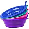 Cibi Cereal Bowls with Straws for Kids BPA-Free Plastic | Toddler Sip-A-Bowls with Built-In Straw for Cereal and Soup | Set of 4 Colorful Breakfast Bowls
