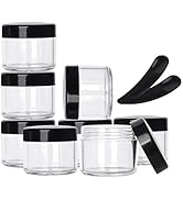 100 Pieces Cream Jars with Lids and Makeup Spoon 20 Grams Empty Jars Cosmetic Containers Lip Scru...