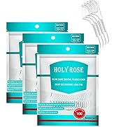 Travel Dental Floss Picks,Refill Bagged Floss Sticks,Holy Rose High Toughness Adults Flosser Toot...