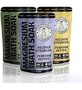 3 Pack Bundle: Coach Soak Recovery Bath Soak - Epsom Salt Bulk - Bath Salts Bulk - 3 Pack Bundle ...