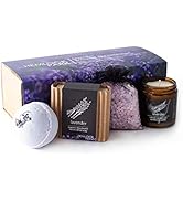 Artisanal Spa Collection | Apothecary Candle, Shea Butter Soap, Bath Bomb, Mineral Salt Bath Soak...