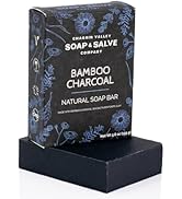 Chagrin Valley Natural Soap Bar - Bamboo Charcoal Soap for Men and Women - Handmade, Unscented, E...