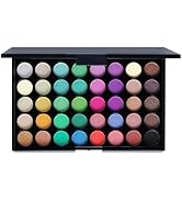BONNIE CHOICE 40 Colors Rainbow Colorful Makeup Eyeshadow Palette, Professional High Pigmented Ma...