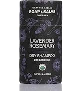 Chagrin Valley Soap & Salve Organic Natural Dry Shampoo Powder - for Dark Hair, Lavender Rosemary...
