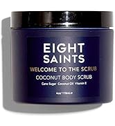 Eight Saints Welcome to the Scrub Coconut Body Scrub, Natural and Organic Exfoliating Sugar Scrub...
