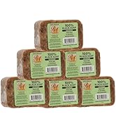 RA Cosmetics 100% African Black Soap - Mango 5 oz. (Pack of 6)
