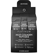 Codeage Multi Collagen and Biotin 10,000 mcg + Vitamin C, B6 & D3, Keratin, Hyaluronic Acid, Niac...