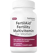 Fairhaven Health FertilAid for Women | Prenatal Vitamin Fertility Supplements for Women | Concept...