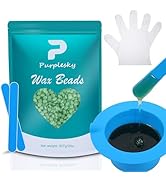 Hard Wax Beads for Hair Removal, 2 LBs Coarse Waxing Beads Bulk for Bikini, Leg, Armpit, Leg, Bra...