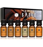 P&J Trading Spice Set of 6 Premium Grade Fragrance Oils - Cinnamon, Harvest Spice, Apple Cider, C...