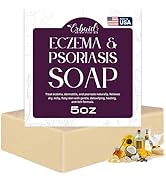 Eczema Soap Bar for Face and Body – All Natural Dermatitis, Psoriasis Treatment for Dry Itchy Sen...