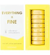 Everything is Fine -Shower Steamers Set of 8 - Sea Salt Citrus & Neroli - Vegan + Cruelty Free - ...