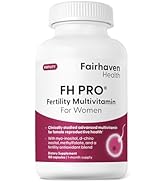 Fairhaven Health FH Pro for Women | Clinically Studied Fertility Supplements for Women | Aids Ovu...
