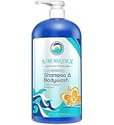 STREAM 2 SEA 3 in 1 Shampoo Body Wash and Conditioner, Reef Safe, All Natural and Organic Camping...