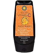 Vitamin C Face Wash 110 Ml - 3.72 fl oz., Vitamin C Face Cleanser with Vitamin C, Lemon Essential...