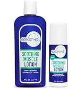 EPSOM-IT Soothing Muscle Set - Roll On Epsom Salt and Magnesium Lotion, for Muscle Aches and Stif...