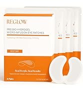 ReGlow Restore Microneedle Eye Patches for Immediate Wrinkles Reduction - Anti-Aging Under Eye Ma...