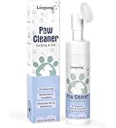 Leopong Paw Cleaner for Dogs and Cats, No-Rinse Foaming Cleanser, Fragrance-Free, and PH Balanced...