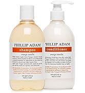 Phillip Adam Orange Vanilla Shampoo and Conditioner Set for All Types of Hair – Apple Cider Vineg...