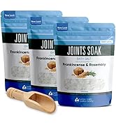 Joints Bath Soak (3-Pack with Scoop) Soothing Epsom Salt with Rosemary, Frankincense, and Pepperm...