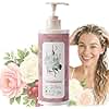 DEMIKI Japanese Shampoo for Women,Anti-Dandruff with Keratin,Clarifying Shampoo for Oily Hair,Sulfate Free,Rose Scent,Volumizing,hair care,Repairs,Strengthens,Nourishes and Softens,450ml 16fl oz