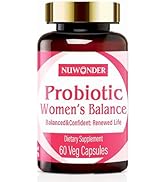 NUWONDER Women's probiotic - Natural Support Supplement, Balanced & Confident: Renewed Li...